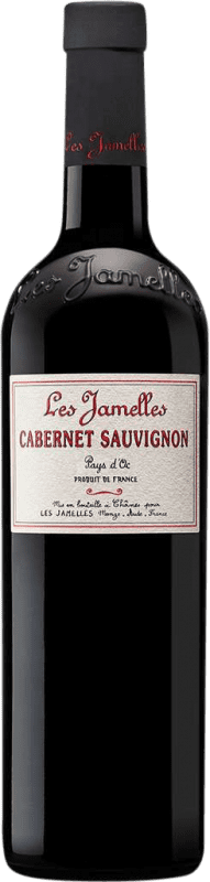 7,95 € Kostenloser Versand | Rotwein Les Jamelles I.G.P. Vin de Pays Languedoc Languedoc-Roussillon Frankreich Cabernet Sauvignon Flasche 75 cl