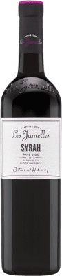 10,95 € Бесплатная доставка | Красное вино Les Jamelles I.G.P. Vin de Pays d'Oc Франция Syrah бутылка 75 cl