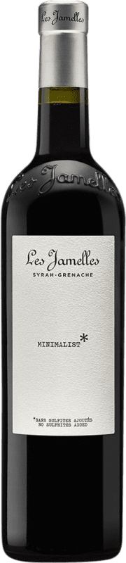 14,95 € Бесплатная доставка | Красное вино Les Jamelles Syrah Grenache Minimalist I.G.P. Vin de Pays d'Oc Бордо Франция Syrah, Grenache бутылка 75 cl