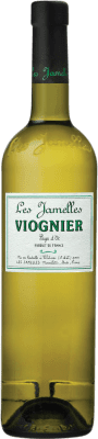 13,95 € Бесплатная доставка | Белое вино Les Jamelles I.G.P. Vin de Pays d'Oc Бордо Франция Viognier бутылка 75 cl