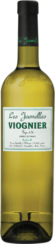 13,95 € 免费送货 | 白酒 Les Jamelles I.G.P. Vin de Pays d'Oc 波尔多 法国 Viognier 瓶子 75 cl