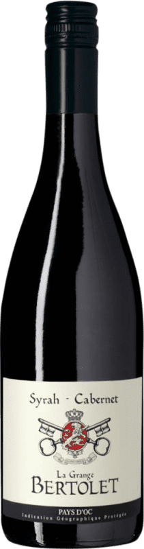 9,95 € Бесплатная доставка | Красное вино Les Vignerons du Narbonnais La Grange Bertolet Syrah Cabernet I.G.P. Vin de Pays d'Oc Бордо Франция Syrah, Cabernet Sauvignon бутылка 75 cl