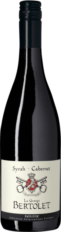 10,95 € Envio grátis | Vinho Tinto Les Vignerons du Narbonnais La Grange Bertolet Syrah Cabernet I.G.P. Vin de Pays d'Oc Bordeaux França Syrah, Cabernet Sauvignon 75 cl