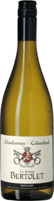 7,95 € Spedizione Gratuita | Vino Bianco Les Vignerons du Narbonnais La Grange Bertolet I.G.P. Vin de Pays d'Oc bordò Francia Chardonnay, Colombard 75 cl