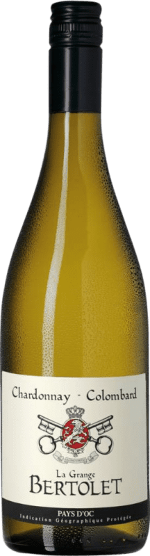 7,95 € 免费送货 | 白酒 Les Vignerons du Narbonnais La Grange Bertolet I.G.P. Vin de Pays d'Oc 波尔多 法国 Chardonnay, Colombard 瓶子 75 cl