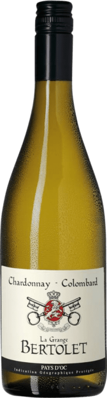 7,95 € Envoi gratuit | Vin Blanc Les Vignerons du Narbonnais La Grange Bertolet I.G.P. Vin de Pays d'Oc Bordeaux France Chardonnay, Colombard 75 cl