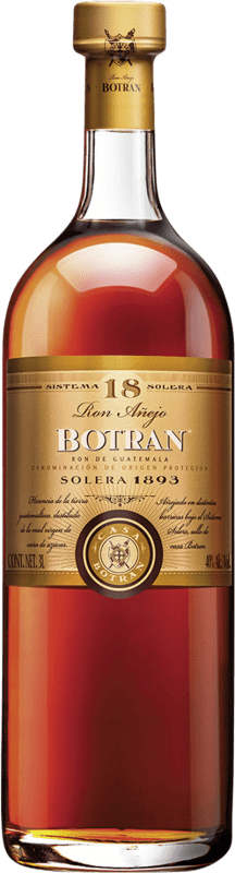 302,95 € Бесплатная доставка | Ром Licorera Quezalteca Botran Solera 1893 Quetzaltenango Гватемала 18 Лет Специальная бутылка 3 L