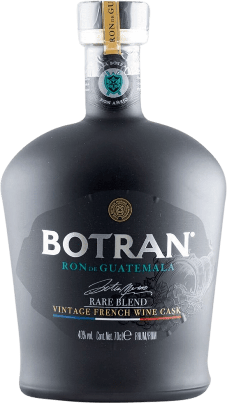 124,95 € Free Shipping | Rum Licorera Quezalteca Botran Blend French Wine Cask Finish, Vintage, Rare Guatemala Bottle 70 cl