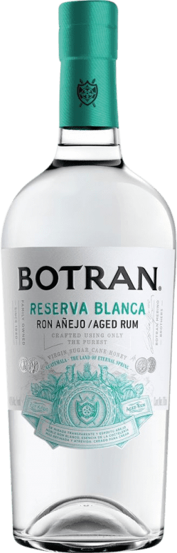 51,95 € Envío gratis | Ron Licorera Quezalteca Botran Blanco Añejo, Reserva Guatemala 1 L