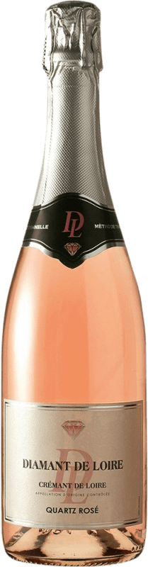 18,95 € Envoi gratuit | Vin Mousseux Rosé Loire Proprietés Diamant Brut Rosé A.O.C. Crémant de Loire Loire France Cabernet Franc Bouteille 75 cl