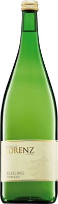 7,95 € 送料無料 | 白ワイン Lorenz & Söhne ドライ Q.b.A. Nahe Nahe ドイツ Riesling ボトル 1 L