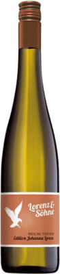 6,95 € Бесплатная доставка | Белое вино Lorenz & Söhne Edition Johanna Lorenz сухой Q.b.A. Nahe Nahe Германия Riesling бутылка 75 cl