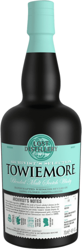 76,95 € Envoi gratuit | Whisky Blend The Lost Towiemore Archivist Ecosse Royaume-Uni Bouteille 70 cl