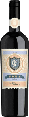 18,95 € Бесплатная доставка | Красное вино Luce del Sole Rosso D.O.C. Roma Лацио Италия Syrah, Montepulciano, Cesanese бутылка 75 cl