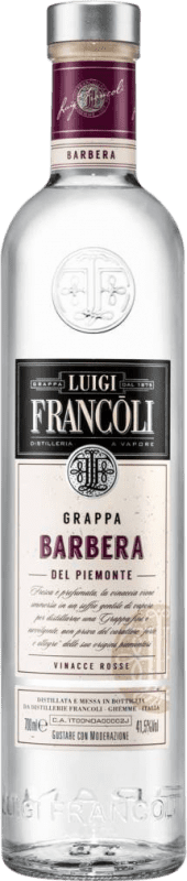 34,95 € Envio grátis | Grappa Luigi Francoli D.O.C. Piedmont Itália Barbera Garrafa 70 cl
