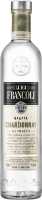 29,95 € Envio grátis | Aguardente Grappa Luigi Francoli Itália Chardonnay Garrafa 70 cl