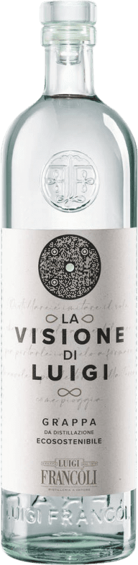 29,95 € Envio grátis | Aguardente Grappa Luigi Francoli La Visione Itália Garrafa 70 cl