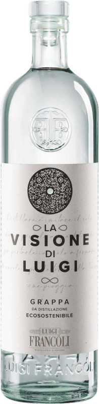 35,95 € Envío gratis | Grappa Luigi Francoli La Visione Italia 70 cl