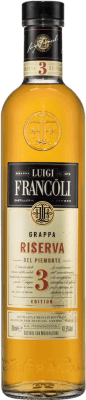 29,95 € Free Shipping | Grappa Luigi Francoli 3 Edition Reserve Italy Bottle 70 cl