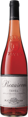 21,95 € Kostenloser Versand | Rosé-Wein Michel Chapoutier Beaurevoir A.O.C. Tavel Frankreich Syrah, Grenache Tintorera, Mourvèdre, Cinsault, Bourboulenc, Clairette Blanche Flasche 75 cl