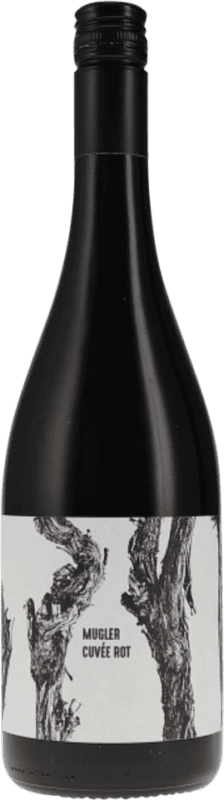 13,95 € 免费送货 | 红酒 M. Schädler Steffen Mugler Cuvée Rotwein Q.b.A. Pfälz 普法尔茨 德国 Merlot, Pinot Black 瓶子 75 cl