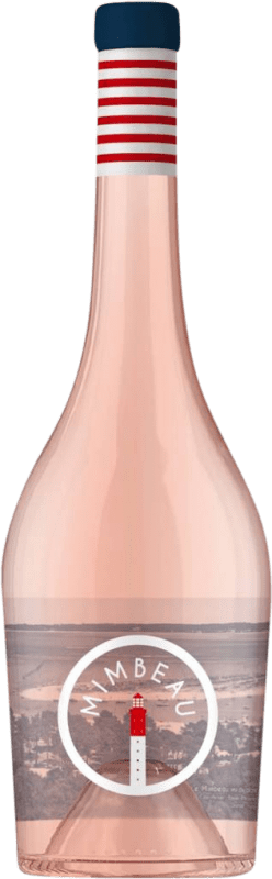 14,95 € Kostenloser Versand | Roséwein Ginestet Mimbeau Atlantique Rosé Frankreich Flasche 75 cl