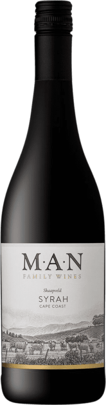 6,95 € Бесплатная доставка | Красное вино MAN Skaapveld Shiraz Южная Африка Syrah, Grenache Tintorera, Mourvèdre бутылка 75 cl