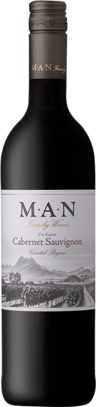 6,95 € 免费送货 | 红酒 MAN Ou Kalant 南非 Cabernet Sauvignon, Petit Verdot, Nebbiolo 瓶子 75 cl