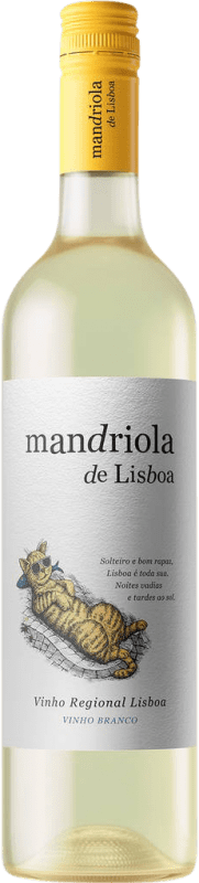 9,95 € Бесплатная доставка | Белое вино Mandriola de Lisboa Branco I.G. Vinho Regional de Lisboa Lisboa Португалия Rabigato, Muscat бутылка 75 cl