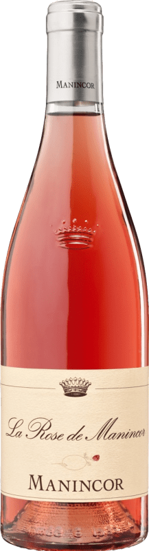 26,95 € Бесплатная доставка | Розовое вино Manincor Rosé — Розе D.O.C. Südtirol Alto Adige Tirol del Sur Италия Merlot — Мерло, Cabernet Sauvignon — Каберне Совиньон, Lagrein — Лагрейн 75 cl