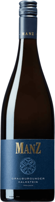 11,95 € 免费送货 | 白酒 Manz Kalkstein Q.b.A. Rheinhessen Rheinhessen 德国 Pinot Grey 瓶子 75 cl