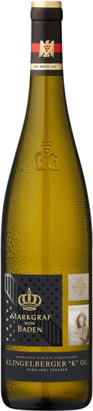 61,95 € Envoi gratuit | Vin Blanc Markgraf von Baden Durbacher Schloss Staufenberg Klingelberger Trocken — Sec VDP Grosses Gewächs GG — Grand Cru Baden Allemagne Riesling 75 cl