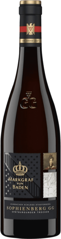 69,95 € Spedizione Gratuita | Vino Rosso Markgraf von Baden Durbacher Schloss Staufenberg Sophienberg Trocken — Secco VDP Grosses Gewächs GG — Grand Cru Baden Germania Pinot Nero Bottiglia 75 cl