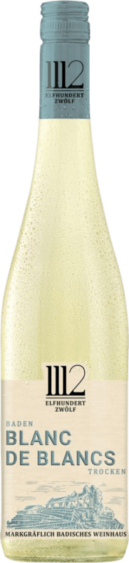 9,95 € Envoi gratuit | Vin Blanc Markgraf von Baden Elfhundertzwölf 1112 Blanc de Blancs I.G. Baden Baden Allemagne 75 cl