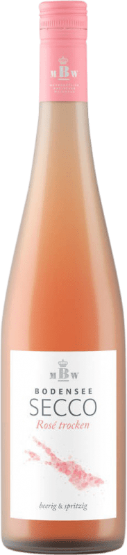 9,95 € Envío gratis | Vino Rosado Markgraf von Baden Trocken — Seco Rosé — Rosado I.G. Baden Baden Alemania Botella 75 cl Sin Alcohol