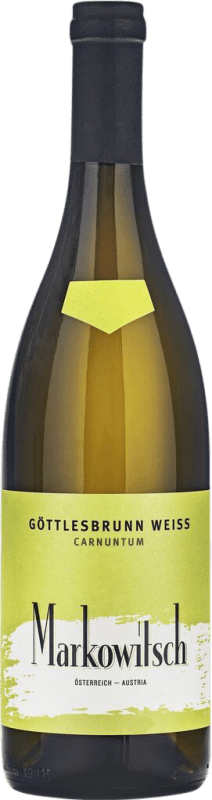 29,95 € Envio grátis | Vinho branco Markowitsch Göttlesbrunn Weiss D.A.C. Carnuntum Niederösterreich Áustria Chardonnay, Pinot Branco Garrafa 75 cl