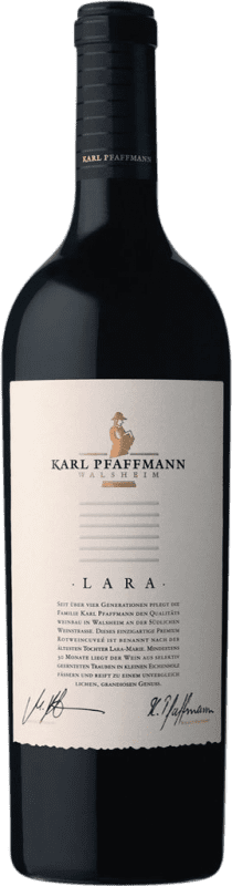 36,95 € 送料無料 | 赤ワイン Markus Pfaffmann Lara Trocken — 辛口 Cuvée Q.b.A. Pfälz Pfälz ドイツ Merlot — メルロー, Cabernet Sauvignon — カベルネ・ソーヴィニヨン 75 cl