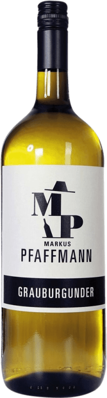 19,95 € Envio grátis | Vinho branco Markus Pfaffmann MP Seco Q.b.A. Pfälz Pfälz Alemanha Pinot Cinza Garrafa Magnum 1,5 L