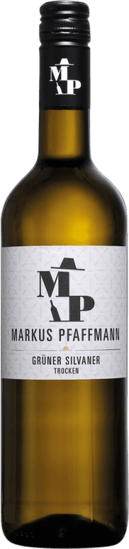 10,95 € Envio grátis | Vinho branco Markus Pfaffmann Seco Q.b.A. Pfälz Pfälz Alemanha Sylvaner Garrafa 75 cl