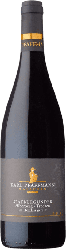 9,95 € Free Shipping | Red wine Markus Pfaffmann Walsheimer Silberberg Dry Q.b.A. Pfälz Pfälz Germany Pinot Black Bottle 75 cl