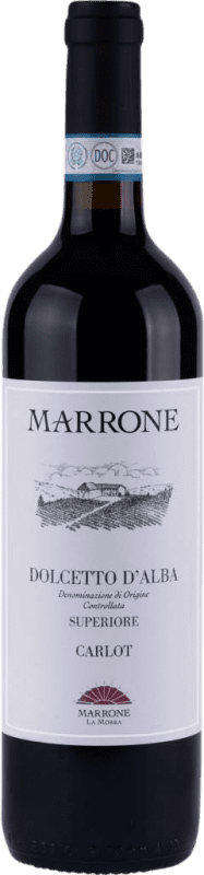 17,95 € Free Shipping | Red Wine Marrone Carlot D.O.C.G. Dolcetto d'Alba Italy Dolcetto 75 cl