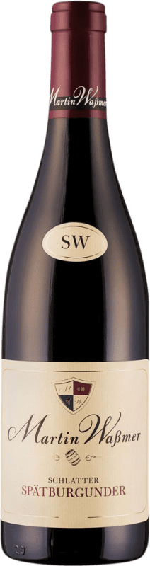 28,95 € Free Shipping | Red wine Martin Waßmer Schlatter Dry I.G. Baden Baden Germany Pinot Black Bottle 75 cl