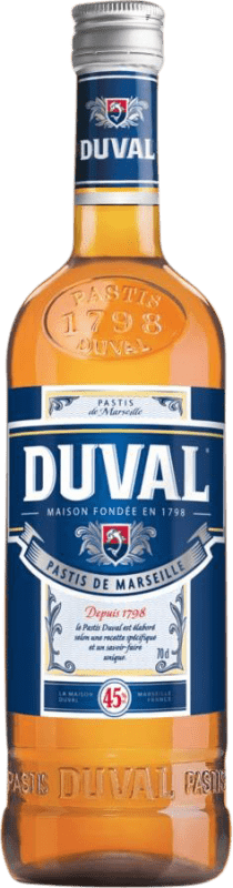 19,95 € Envio grátis | Aperitivo Pastis Martini Duval Marseille França Garrafa 70 cl