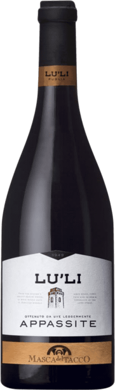 15,95 € Kostenloser Versand | Rotwein Masca del Tacco Lu'Li Appassite Rosso I.G.T. Puglia Apulien Italien Nebbiolo, Negroamaro, Cabernet Flasche 75 cl