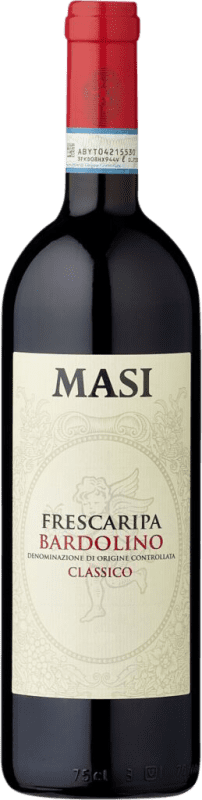 13,95 € 免费送货 | 红酒 Masi Frescaripa Classico D.O.C. Bardolino Venecia 意大利 Nebbiolo, Corvina, Molinara 瓶子 75 cl