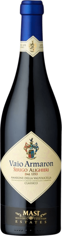 74,95 € Envío gratis | Vino tinto Masi Serego Alighieri Vaio Classico D.O.C.G. Amarone della Valpolicella Venecia Italia Corvina Botella 75 cl