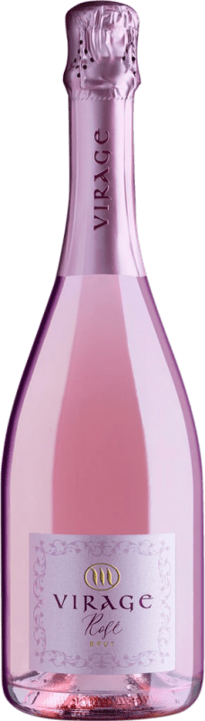 13,95 € Envío gratis | Espumoso rosado Masottina Virage Metodo Italiano Spumante Rosé Brut D.O.C. Prosecco Friuli-Venezia Giulia Italia Glera Botella 75 cl