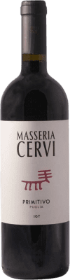 16,95 € Kostenloser Versand | Rotwein Masseria Cervi I.G.T. Puglia Apulien Italien Primitivo, Nebbiolo Flasche 75 cl