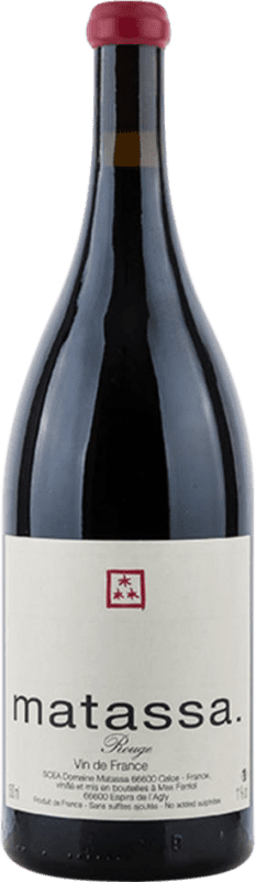 72,95 € Free Shipping | Red wine Matassa Rouge A.O.C. Côtes du Roussillon Roussillon France Carignan Magnum Bottle 1,5 L