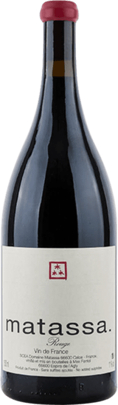 75,95 € Kostenloser Versand | Rotwein Domaine Matassa Rouge A.O.C. Côtes du Roussillon Roussillon Frankreich Carignan Magnum-Flasche 1,5 L
